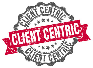 client centric stamp. sign. seal