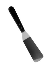 Spatula on white background. Food preparation utensils