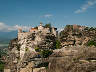 Monastery in Meteora, Thessaly region, Greece. Included on the UNESCO World Heritage List