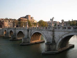 Ponte Sant'Angelo - Aelian Bridge, Rome, Italy