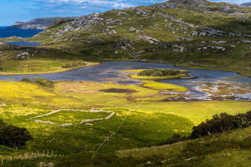 typical landscape in the scottish highlands, UK