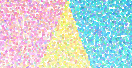 Abstract pastel pointillistic and geometric background pattern