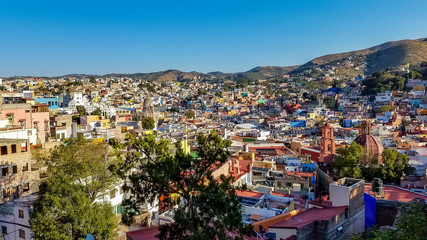 Fototapeta na wymiar The colors of Guanajuato Mexico