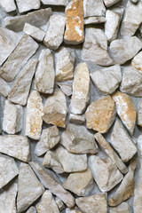 小石の壁