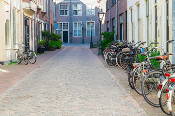 Fototapeta na wymiar Leiden in Netherlands