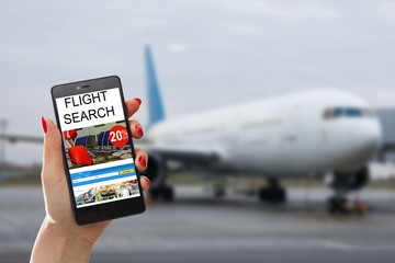 Air Ticket Flight Booking Concept