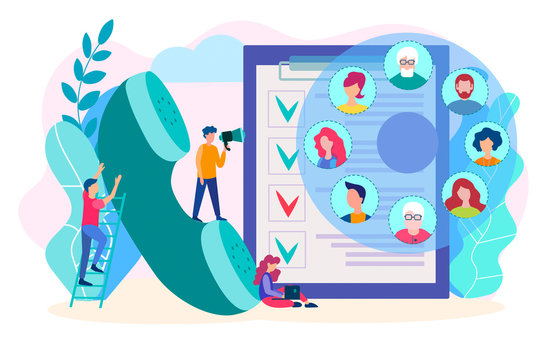 Social survay concept, recruiting, recruitment, teamwork and social support