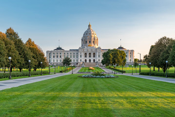 Fototapeta na wymiar State Capitol of Minnesota