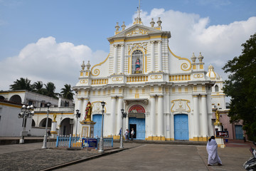 Fototapeta premium Cathédrale de Pondichéry, Inde du Sud