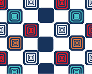 Vector abstract squares template for packaging, crafts, textiles, fabrics, ceramic colorful vector background for your design