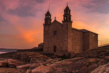 The Church of Virgen de la Barca, Muxia, Galicia, Spain