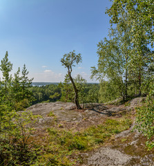Summer in the North in the Republic of Karelia.