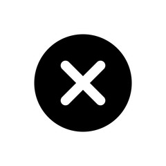 Fototapeta premium Close vector icon. Delete icon. remove, cance, exit symbol