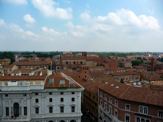 Architecture of Ferrara Italy