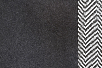 Fototapeta premium Black glitter paper with herringbone ribbon background