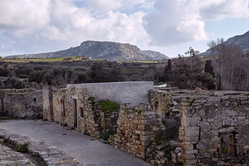 Fototapeta na wymiar Ruines in Etia, South Crete
