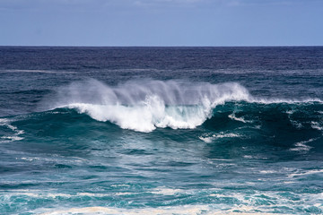perfectly pic from waves at tenerife island