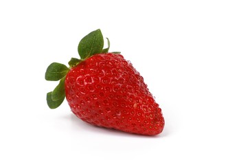 delicious Strawberry isolated on white background cutout