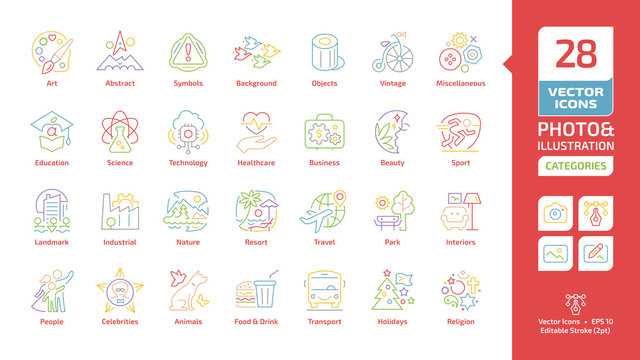 Category Icon Images – Browse 23,269 Stock Photos, Vectors, and