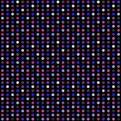 Seamless abstract pattern background with a variety of colored circles.