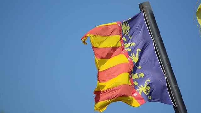 Bandera de Valencia. Se&ntilde;era valenciana