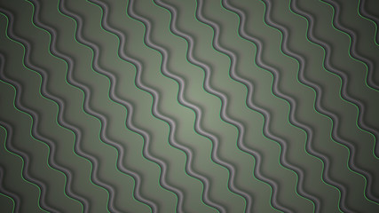 Background with a variety of multicolored waves in a paper style.