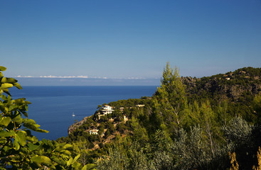 Küstenlinie an der Serra de Tramuntana, Mallorca