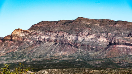 View of Brushy Mt from Rt 187 near Caballo Lake, New Mexico