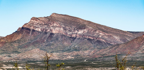 View of Timber Mt from Rt 187 near Caballo Lake, New Mexico