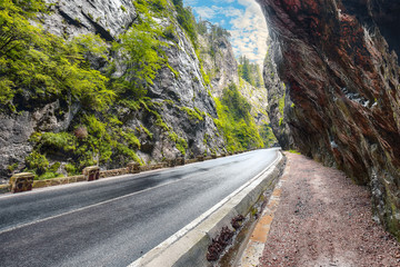 Amazing summer view of Bicaz Canyon/Cheile Bicazului