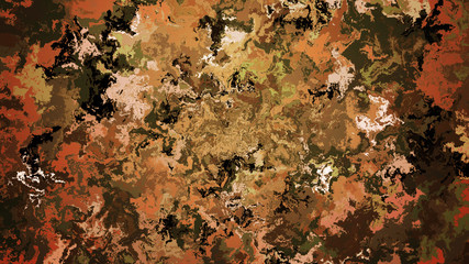 Abstract background with color blots, transitions and bends.