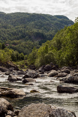 Wilder Fluss in Norwegen