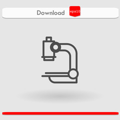 microscope vector icon