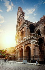 Wall of Colosseum
