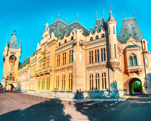Fototapeta premium The Palace of Culture edifice in Iasi, Romania.