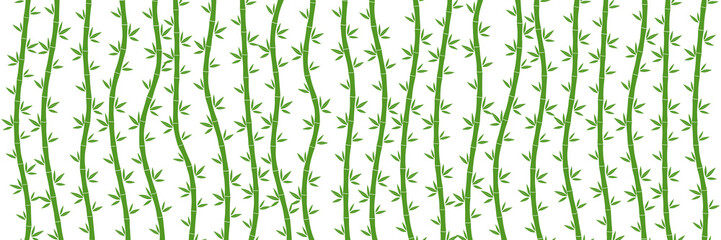 Green Bamboo background. Vector illustration.