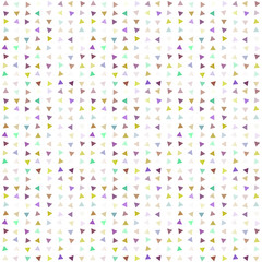 Abstract seamless pattern background with multi-colored varied triangles.