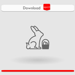 rabbit vector icon