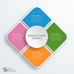 Business Chart Design, Vector Graphics