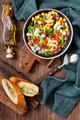 Minestrone traditional italian soup