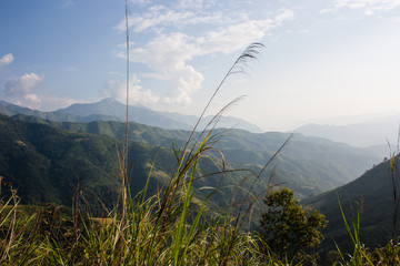 Road trip across the mountain range in Northern Vietnam, Lao Cai, Lai Chau