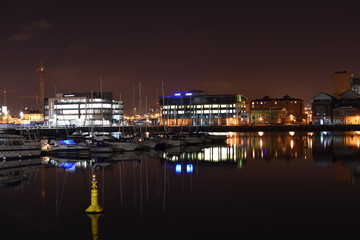 Belfast at night