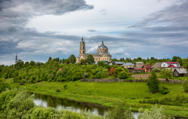 Trinity Cathedral in Gus-Zhelezny in summer. Ryazan oblast. Russia