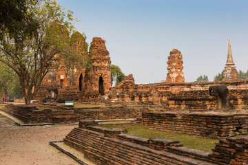 Obraz premium Ayutthaya, historische Tempelanlage Wat Phra Sri Sanphet