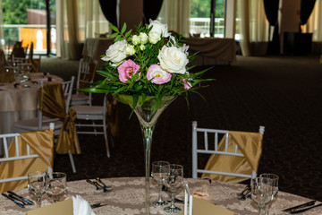 Floral Arrangement at Banquet Hall
