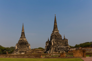 Fototapeta premium Ayutthaya, historische Tempelanlage Wat Phra Sri Sanphet