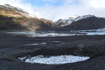 Image of glacier on Iceland.