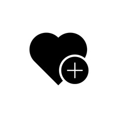 Add heart favorite icon. Signs and symbols can be used for web, logo, mobile app, UI, UX