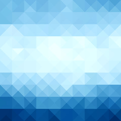 Abstract modern geometric blue background,blue triangles shapes
