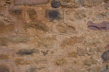 Old house stone wall